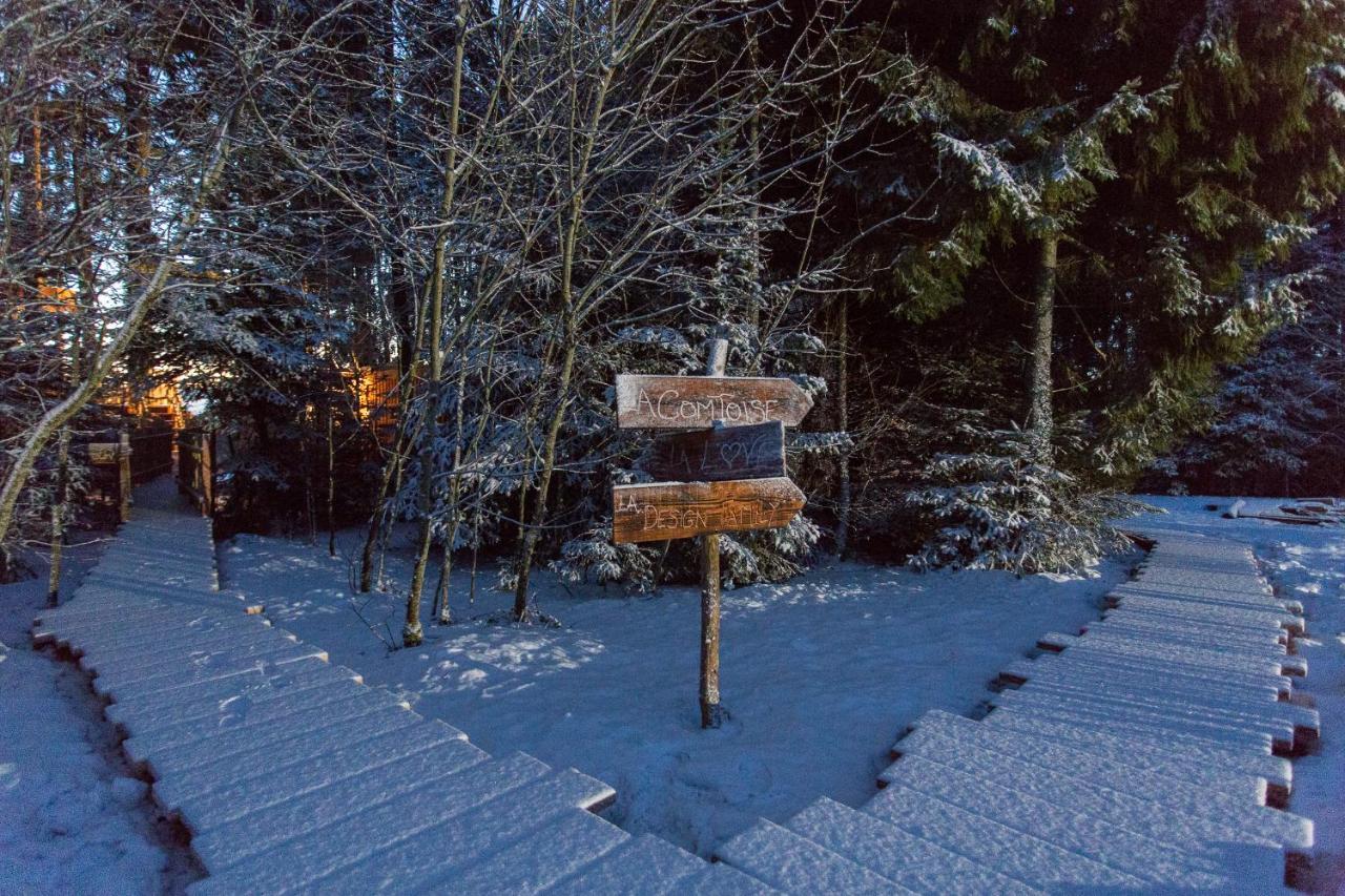 Domaine De L'Authentique Cabanes Dans Les Arbres Fournet-Blancheroche Exterior photo